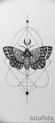 fekete -fehér vázlat a geometria tetoválásról 2019.03.09. №002 - tetoválóvázlat -