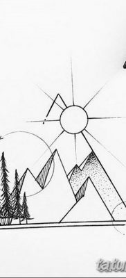 fekete -fehér vázlat a geometria tetoválásról 2019.03.09. №013 - tetoválóvázlat -