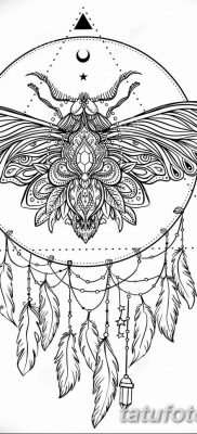 fekete -fehér vázlat a geometria tetoválásról 2019.03.09. №025 - tetoválóvázlat -