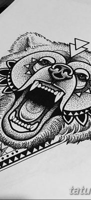 fekete -fehér vázlat a geometria tetoválásról 2019.03.09. №034 - tetoválóvázlat -