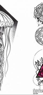 fekete -fehér vázlat a geometria tetoválásról 2019.03.09. №035 - tetoválóvázlat -