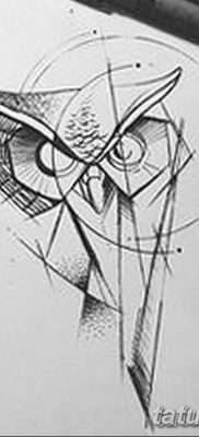 fekete -fehér vázlat a geometria tetoválásról 2019.03.09. №042 - tetoválóvázlat -