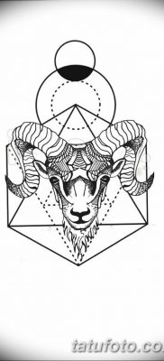 fekete -fehér vázlat a geometria tetoválásról 2019.03.09. №044 - tetoválási vázlat -