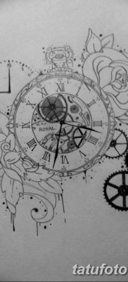 fekete -fehér vázlat az alkar tetoválásáról 2019.03.09. №011 - tetoválóvázlat -