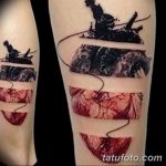 Снимка на черно червени татуировки 15.06.2019 №016 - черно червени татуировки снимка -