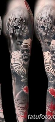 Снимка на черно червени татуировки 15.06.2019 №046 - черно червени татуировки снимка -