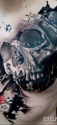 Снимка на черно червени татуировки 15.06.2019 №047 - черно червени татуировки снимка -