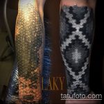 fekete tetoválás # 821 - a minta egyedi változata, amely sikeresen használható az alkar fekete tetoválásaként történő átalakítására és alkalmazására