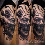 fekete tetoválás # 593 - a minta exkluzív változata, amely sikeresen használható változtatásra és alkalmazásra fekete tetoválásként az egész karon