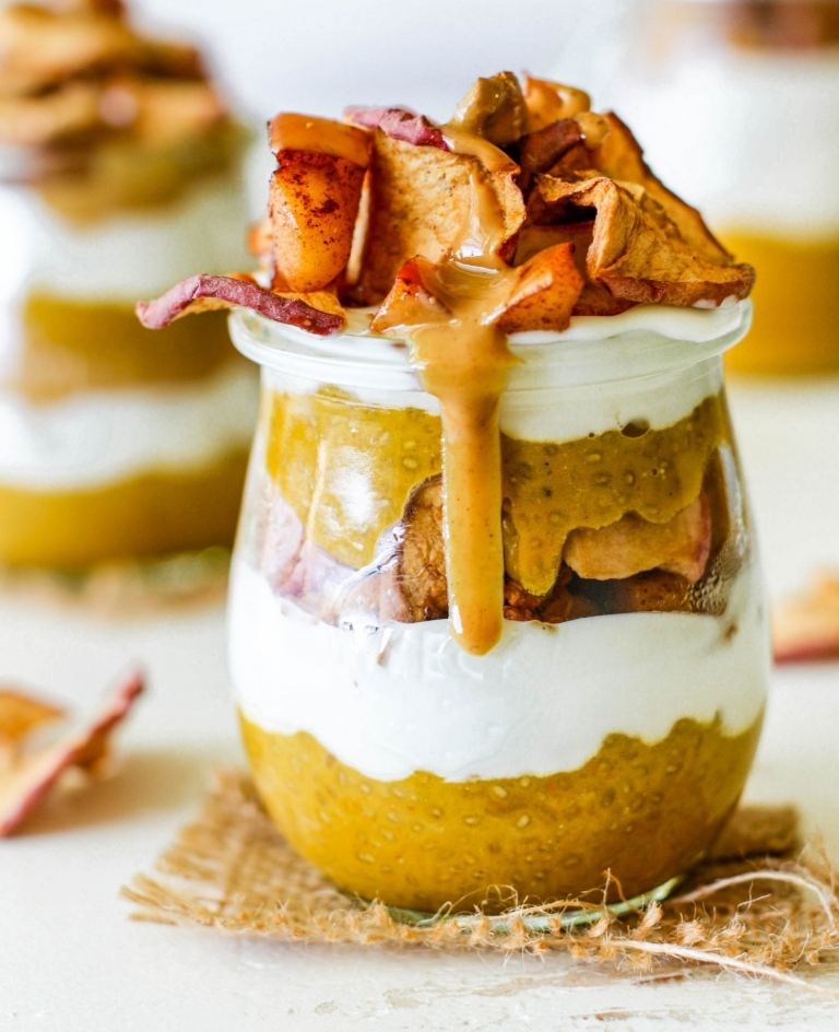 Recept na chia semiačka pudingové raňajky s tekvicovými receptami s nízkym obsahom kalórií