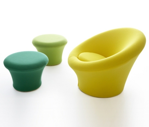 stolička na kreslo z huby hubovo-kreslo-taburetka