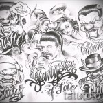 Chicano Skizze Tattoo Ärmel 2