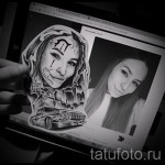 croquis de tatouage Chicano filé 1