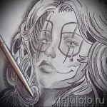 croquis de tatouage Chicano filé 2