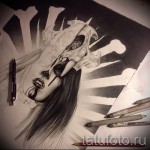 croquis de tatouage Chicano hommes 2