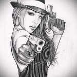 croquis de tatouage Chicano hommes 3