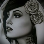 vázlat a tetoválásról Chicano férfiak 4