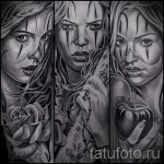 Skizze der Tattoo-Chicano Mädchen 9