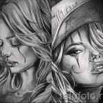 Skizze von Chicano Männer Tattoo 5