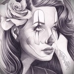 Skizze von Chicano Männer Tattoo 7