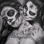 tetoválóvázlat a Chicano 1 stílusában