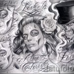 Chicano tetoválóvázlat 6