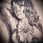 Chicano tetoválási vázlat lánynak 10