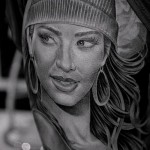 Chicano tetoválási vázlat lánynak 14