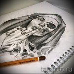 Chicano tetoválási vázlat lánynak 17