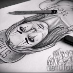 Chicano tetoválási vázlat lánynak 19