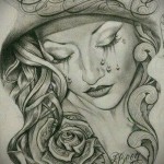 Chicano tetoválási vázlat férfiaknak 3