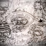 Chicano tetoválási vázlat férfiaknak 24