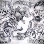 Chicano tetoválási vázlat férfiaknak 28