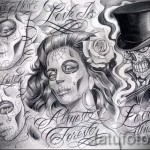 Chicano tetoválási vázlat férfiaknak 30