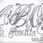 vázlat chicano betűkkel tetoválás 5