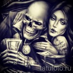 chicano tetoválás vázlata a karon 2