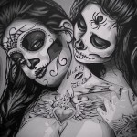 Chicano tetoválóvázlat 6