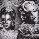 Chicano tetoválóvázlat 9