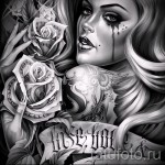 Chicano tetoválóvázlat 11