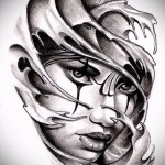 chicano vázlat tetoválás stílus 1