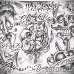 chicano vázlat tetoválás stílus 4