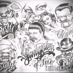 chicano vázlat tetoválási stílus 7