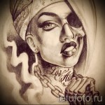 Chicano tetoválóvázlat 3