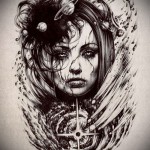 Chicano tetoválóvázlat 4