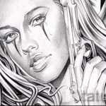 Chicano tetoválóvázlat 7