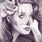 Chicano tetoválóvázlat 9