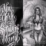 Chicano tetoválóvázlat 14