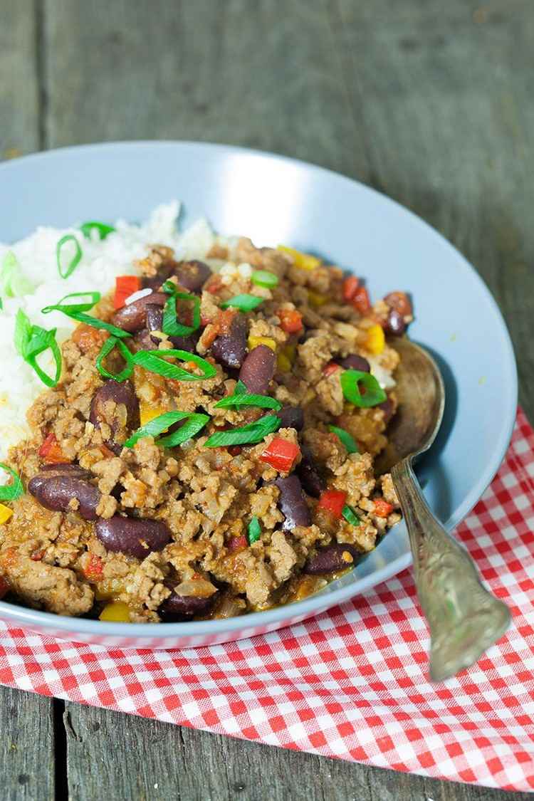 chilli receptúra ingrediencie príprava chutného jedla