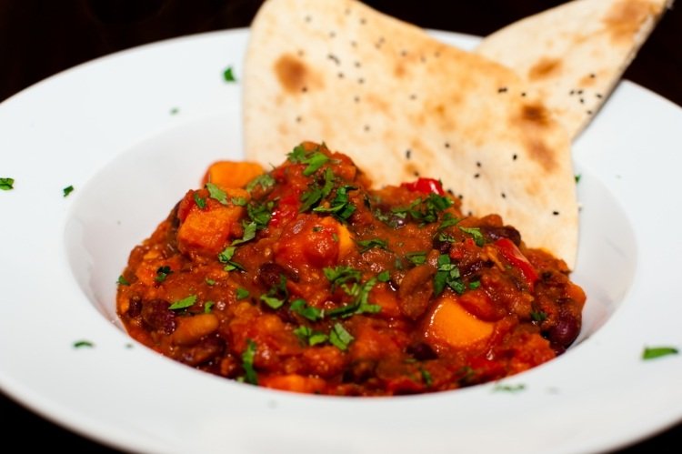 čili con carne vegetariánska príprava-začiatočník-večera