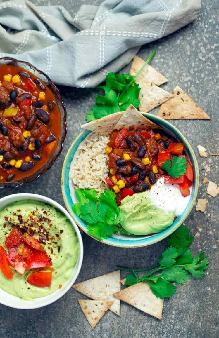chili-con-carne-vegetariánske-nápady na varenie-recepty-jednoduché